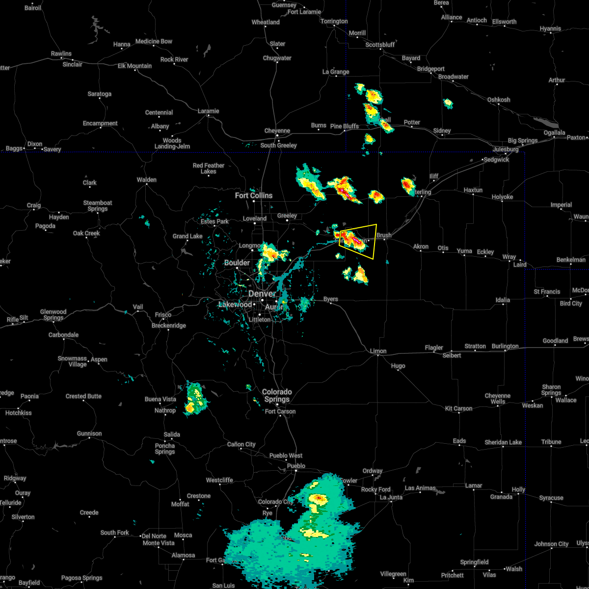 Interactive Hail Maps Hail Map for Weldona, CO