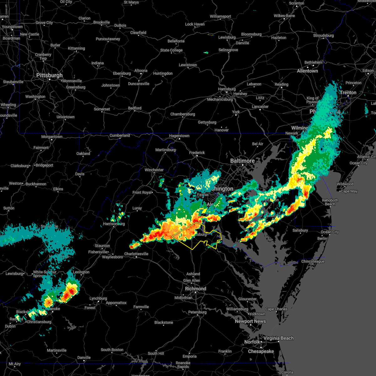 Interactive Hail Maps Hail Map for Fredericksburg, VA