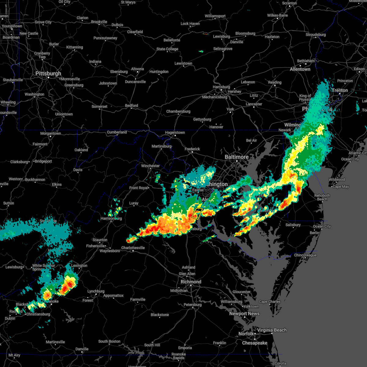 Interactive Hail Maps Hail Map for Quantico, VA