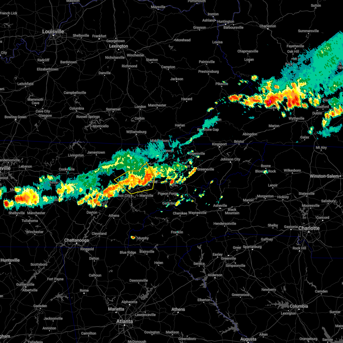 Hail Map for Knoxville, TN Interactive Hail Maps