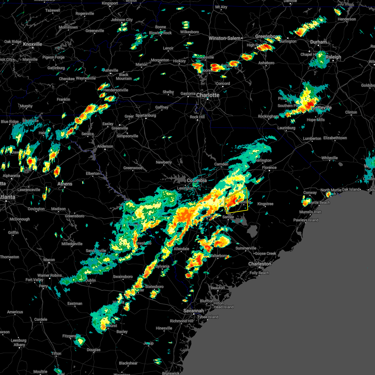 Interactive Hail Maps Hail Map for Manning, SC