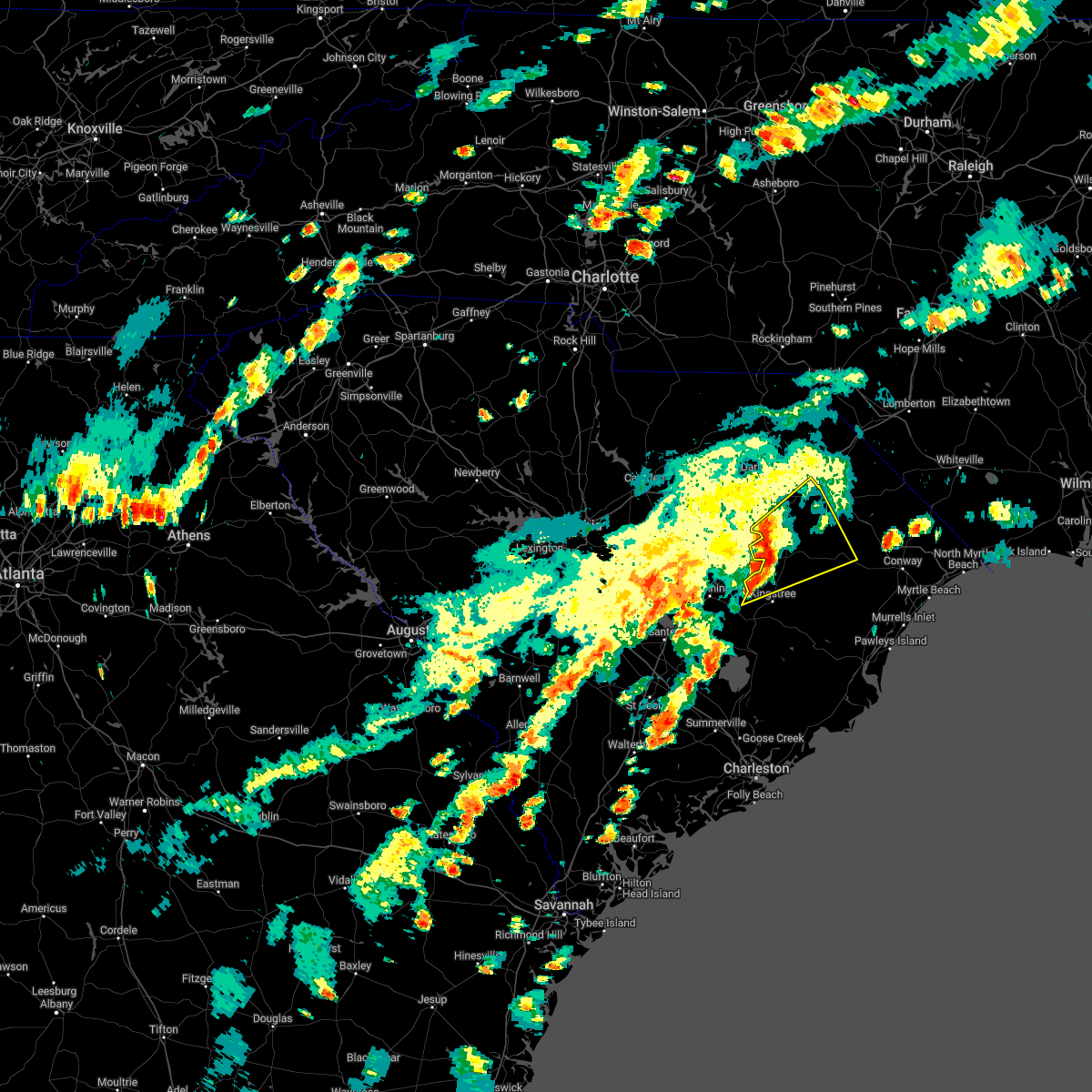 Interactive Hail Maps Hail Map for Florence, SC