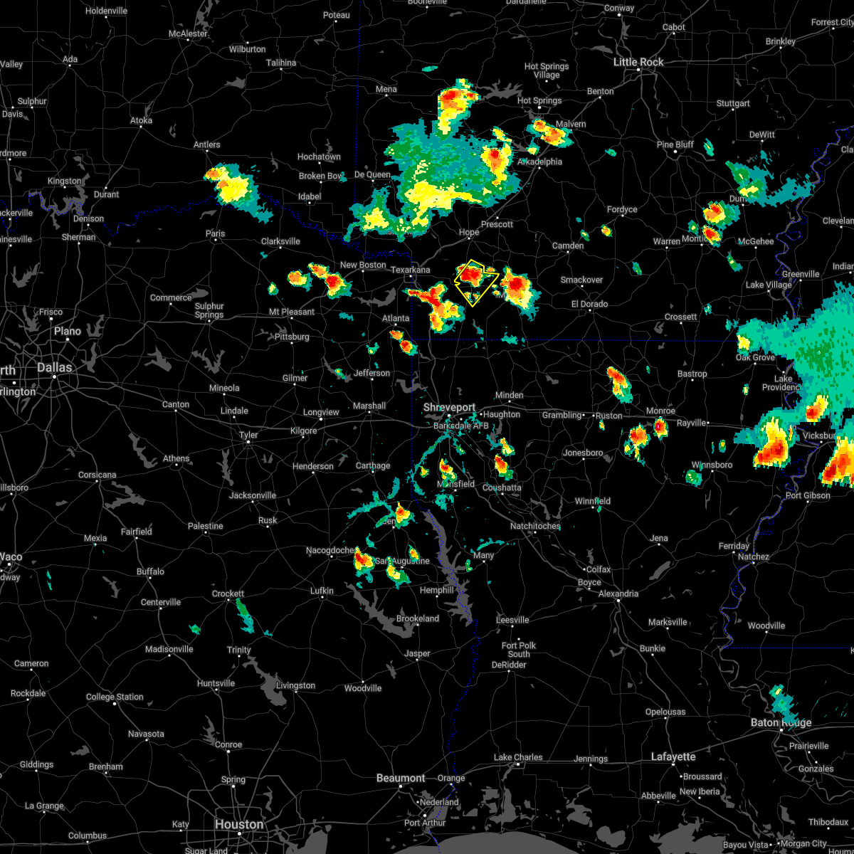 Interactive Hail Maps Hail Map for Stamps, AR