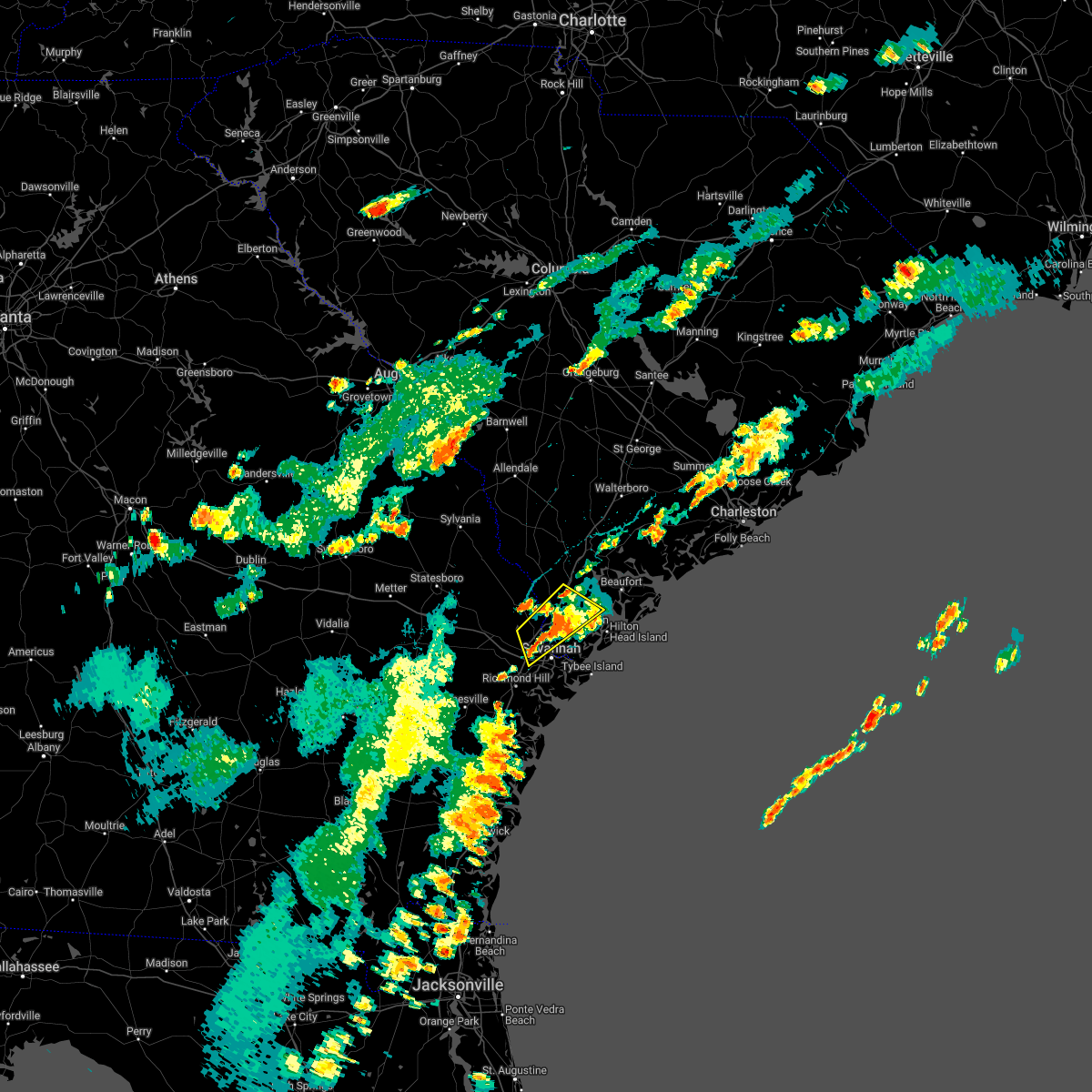 Hail Map for Bluffton, SC Interactive Hail Maps