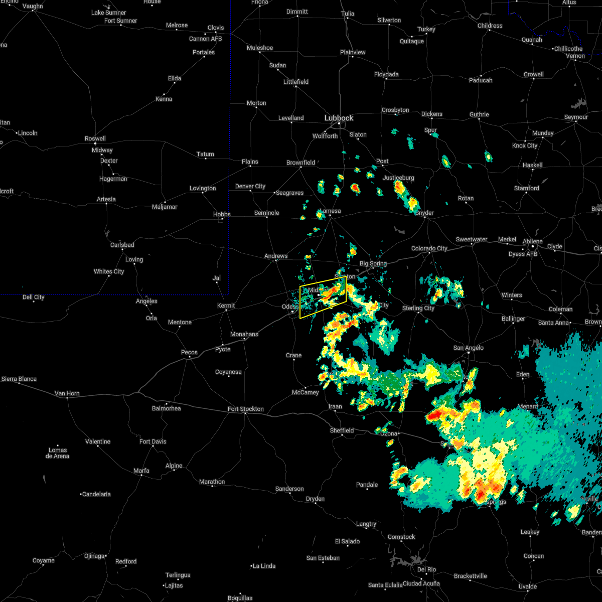 Hail Map for Midland, TX Interactive Hail Maps