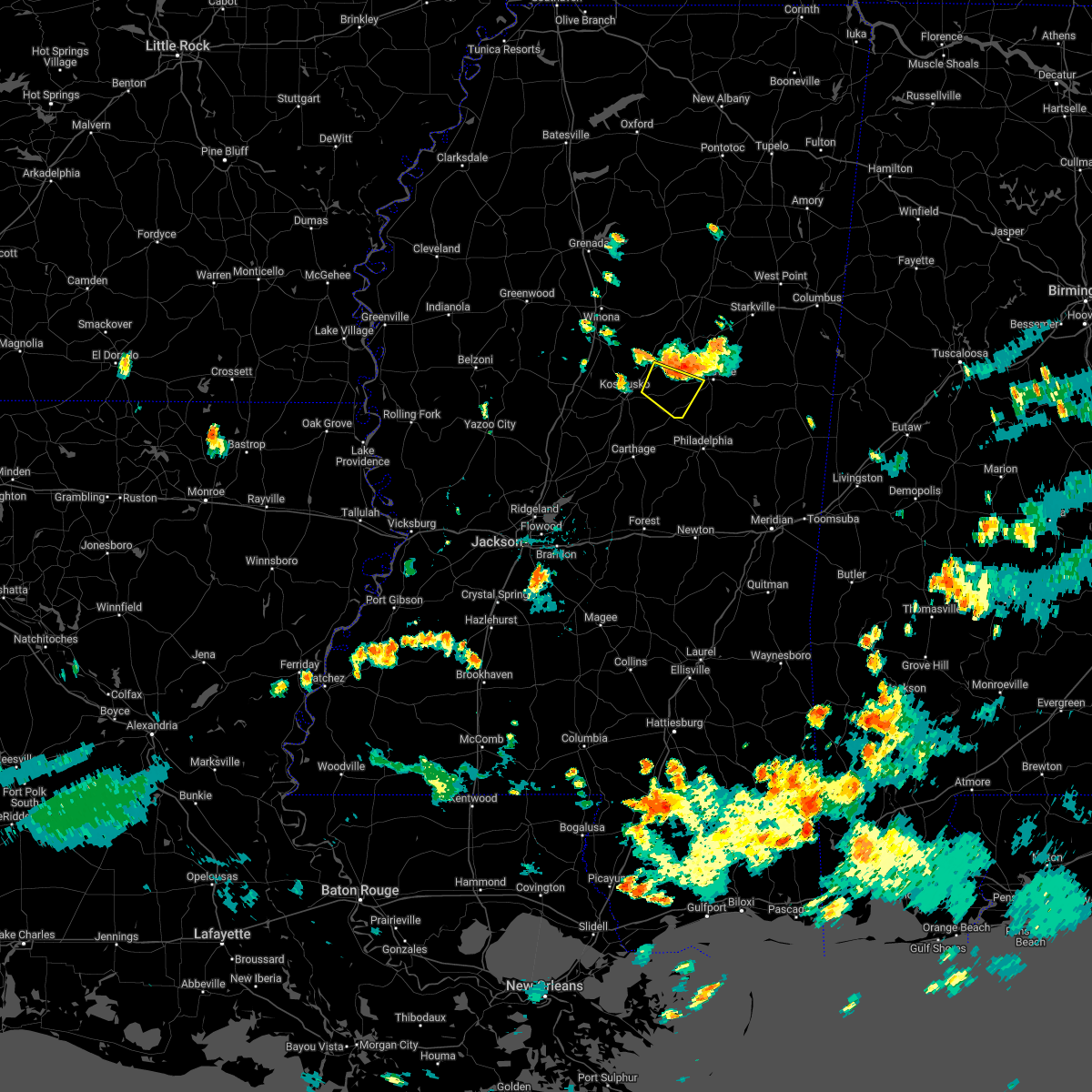 Interactive Hail Maps Hail Map for McCool, MS