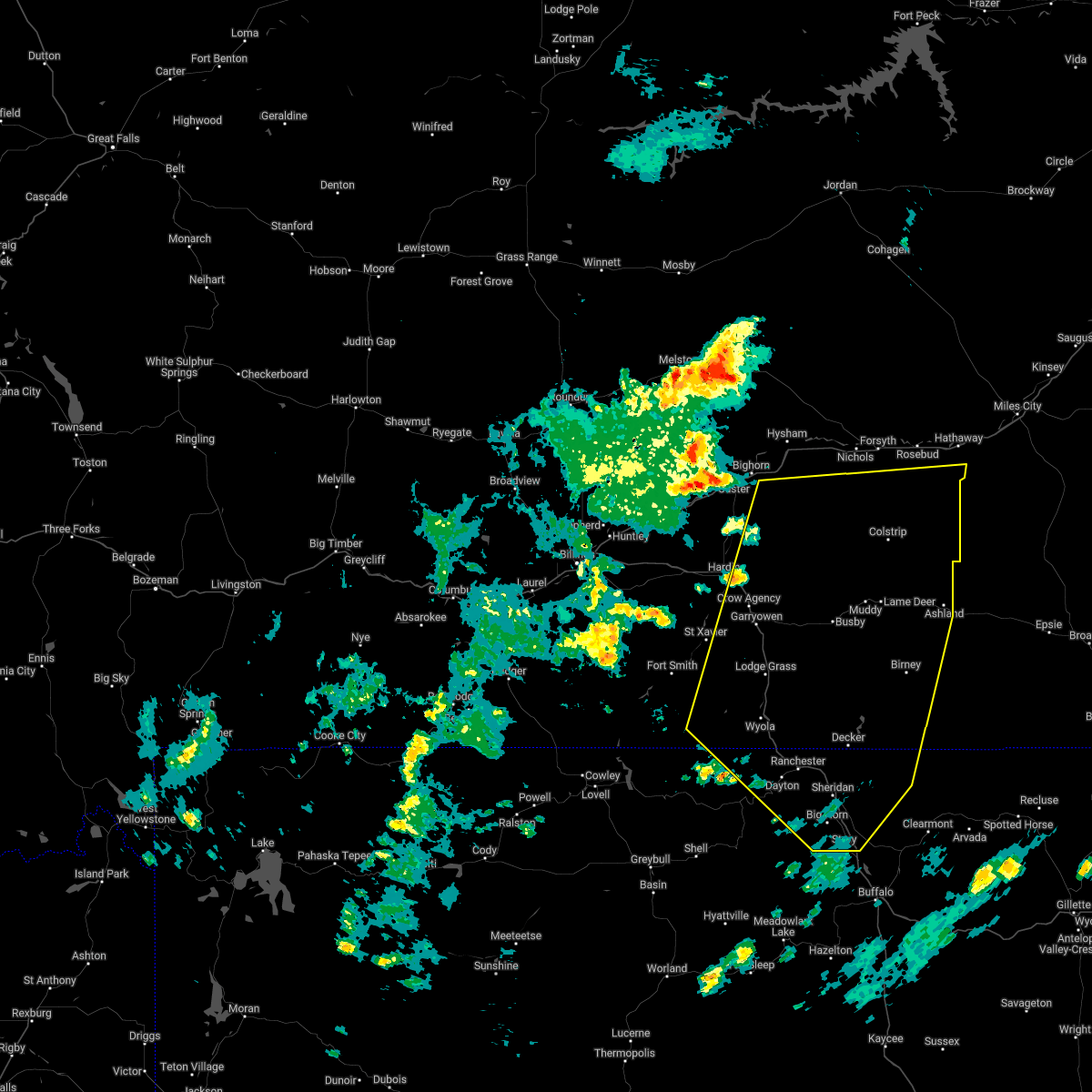 Interactive Hail Maps Hail Map for Dayton, WY