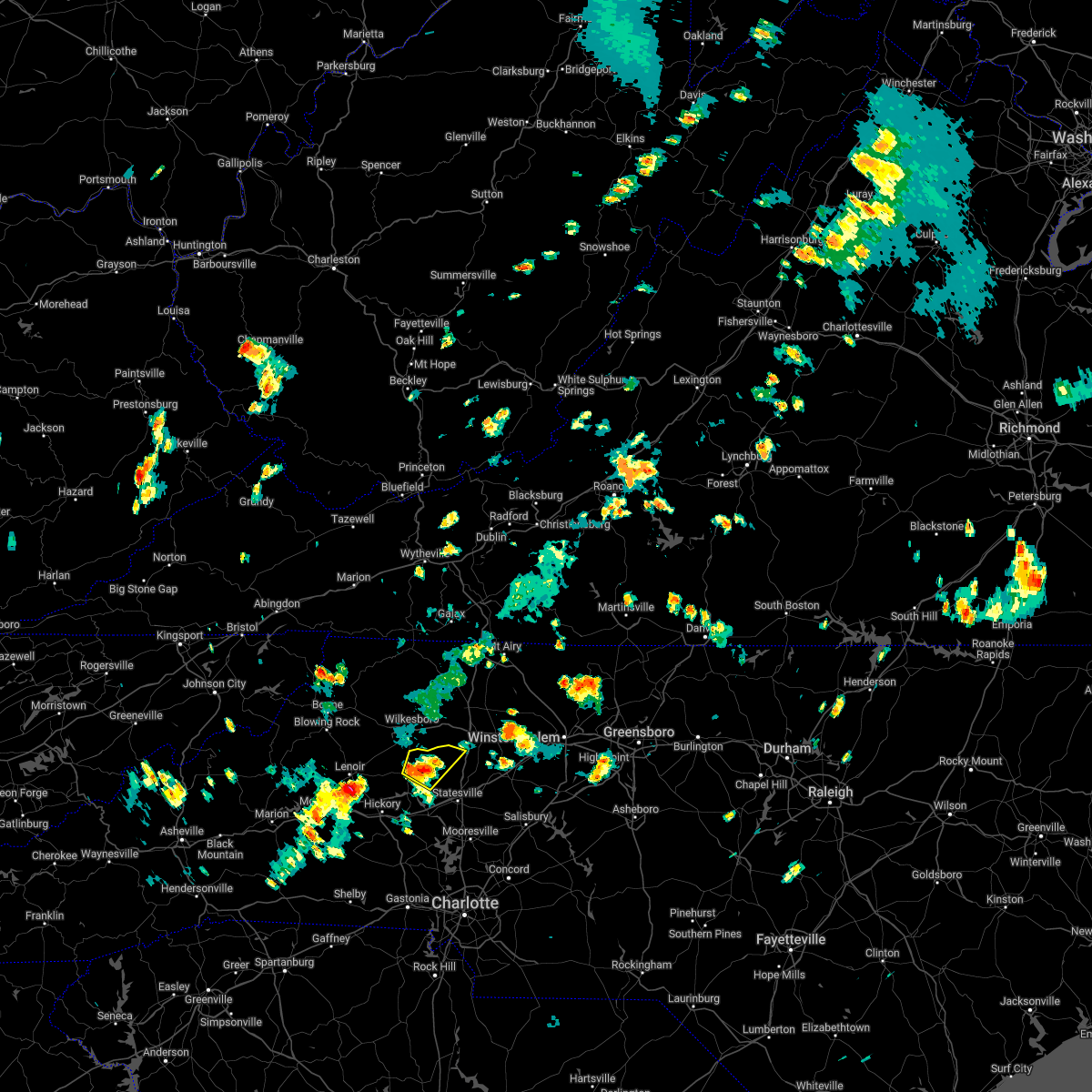 Interactive Hail Maps Hail Map for Taylorsville, NC