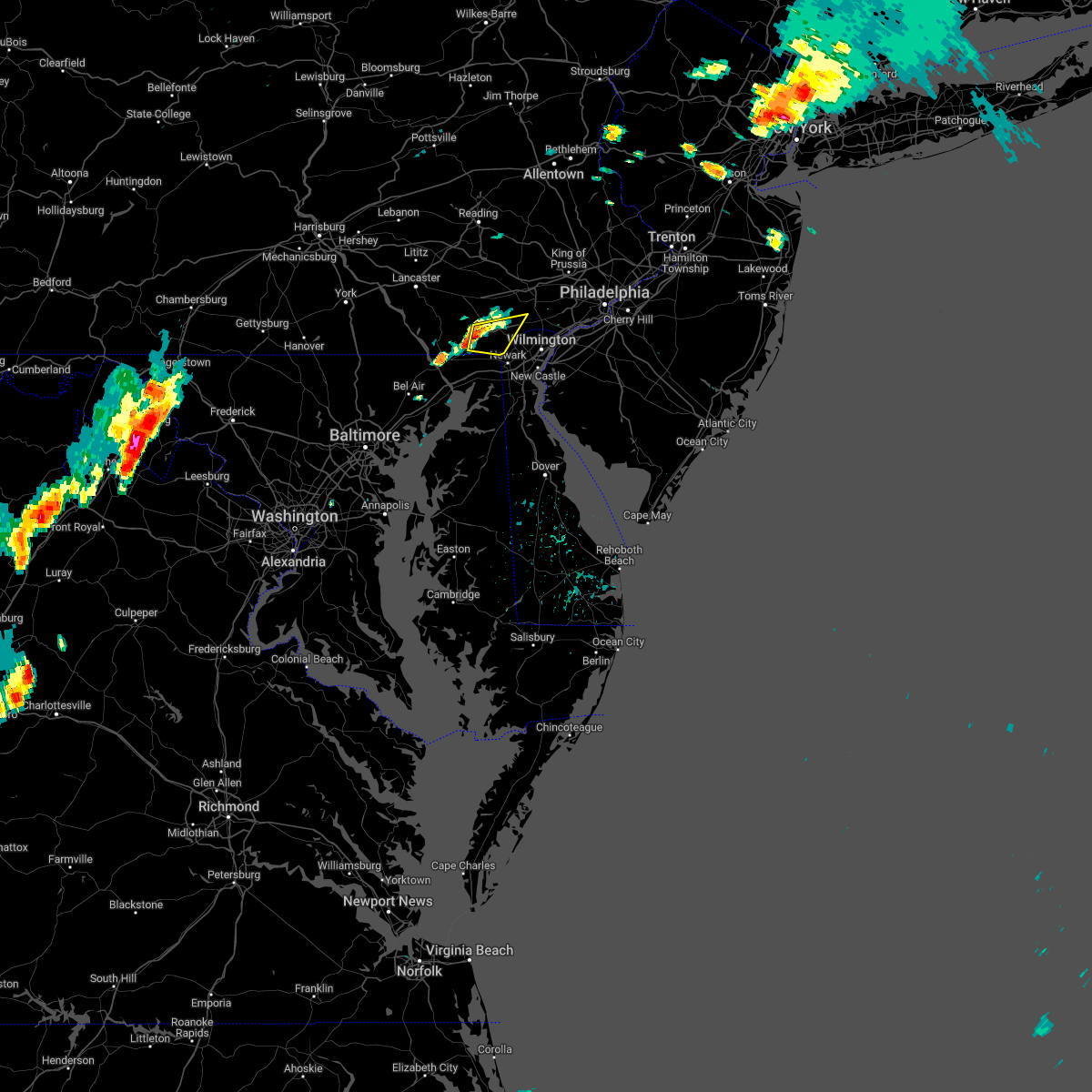 Interactive Hail Maps Hail Map for Avondale, PA