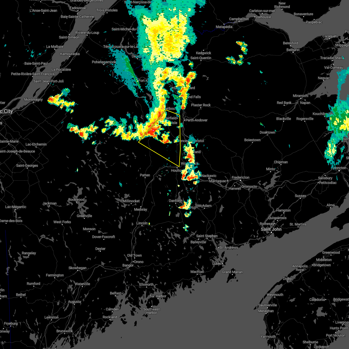 Interactive Hail Maps Hail Map for Fort Fairfield, ME