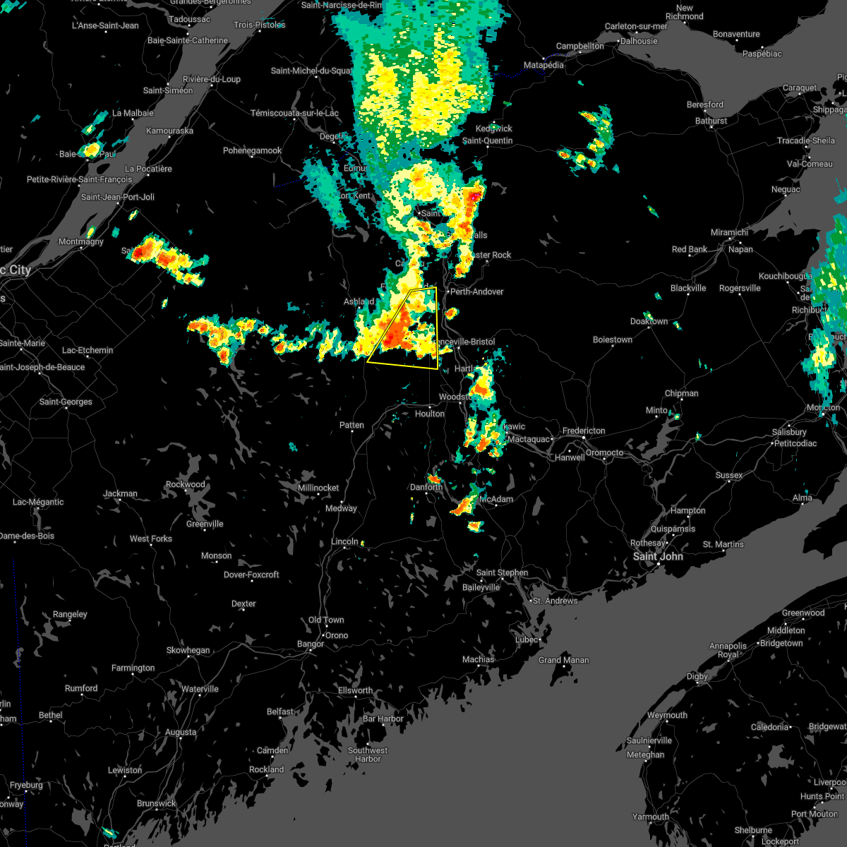 Interactive Hail Maps Hail Map for Fort Fairfield, ME