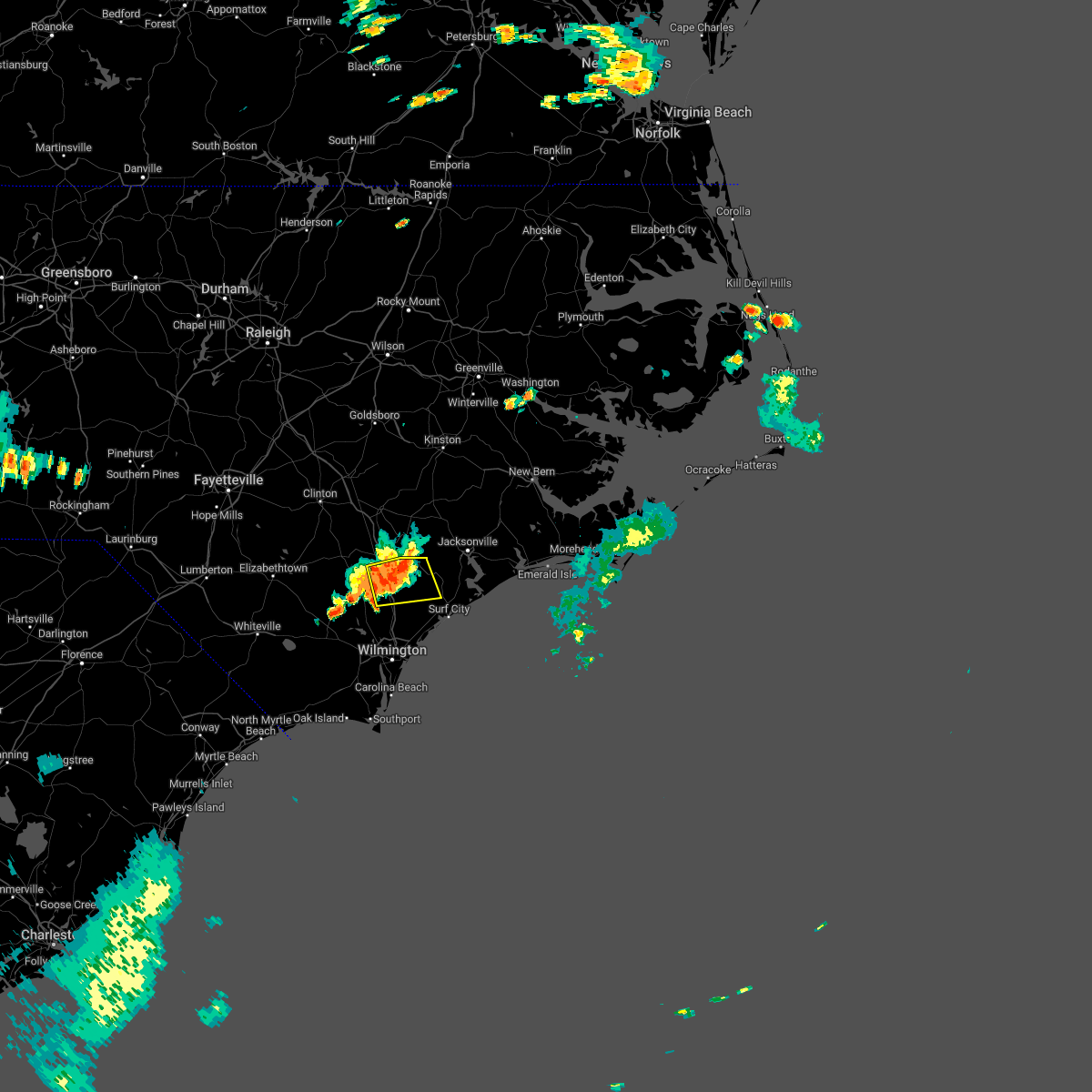 Interactive Hail Maps Hail Map for Burgaw, NC