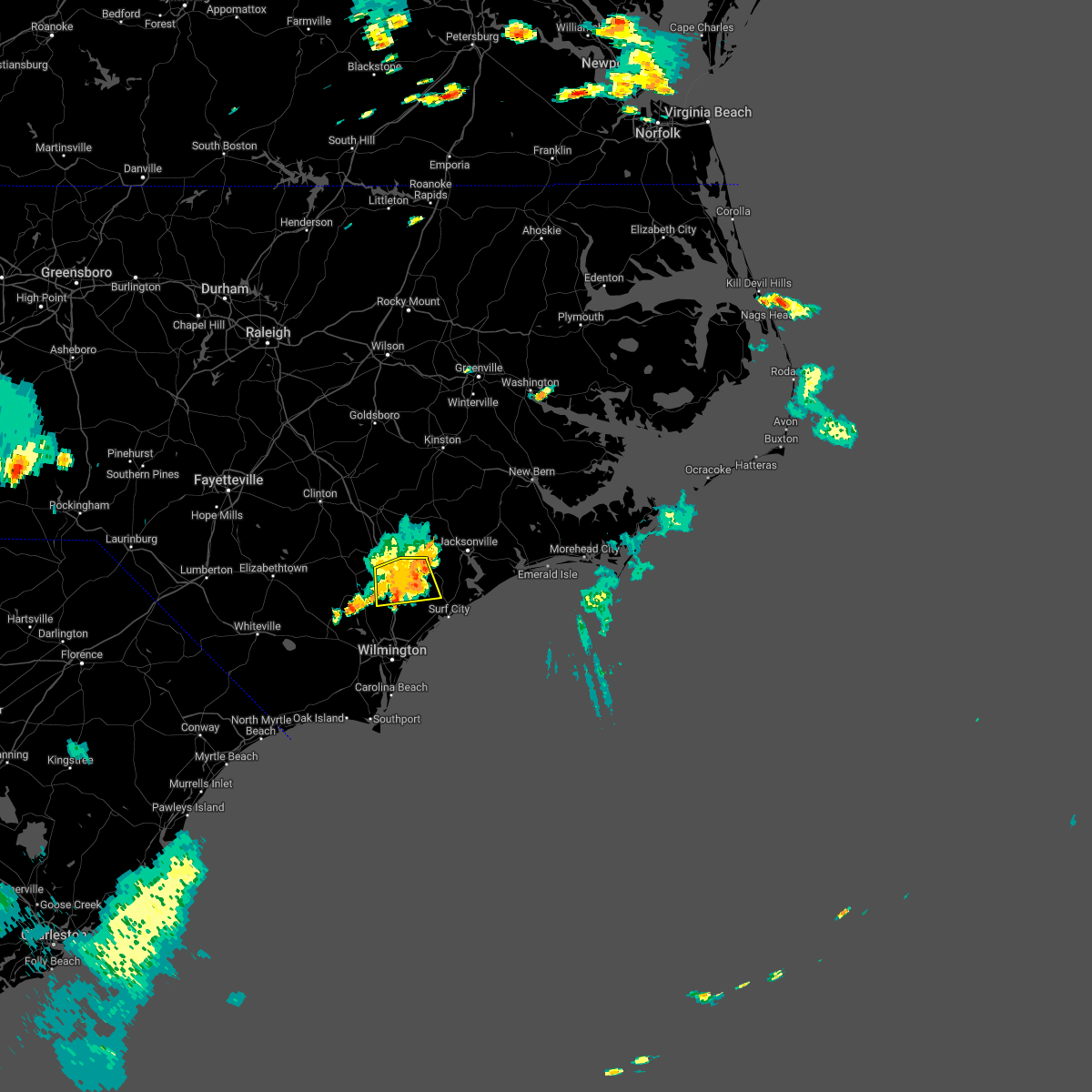 Interactive Hail Maps Hail Map for Burgaw, NC