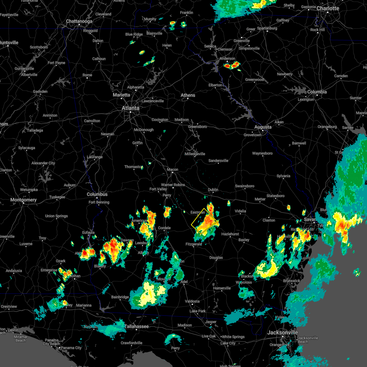 Interactive Hail Maps Hail Map for Chauncey, GA