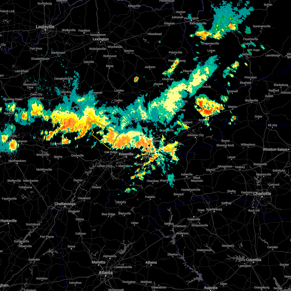 Interactive Hail Maps Hail Map for Robbins, TN