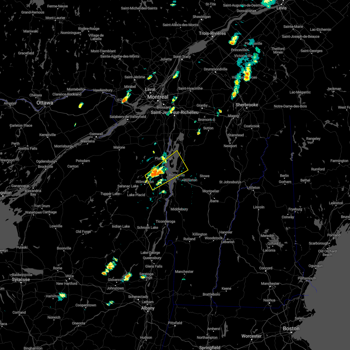 Interactive Hail Maps Hail Map for Burlington, VT