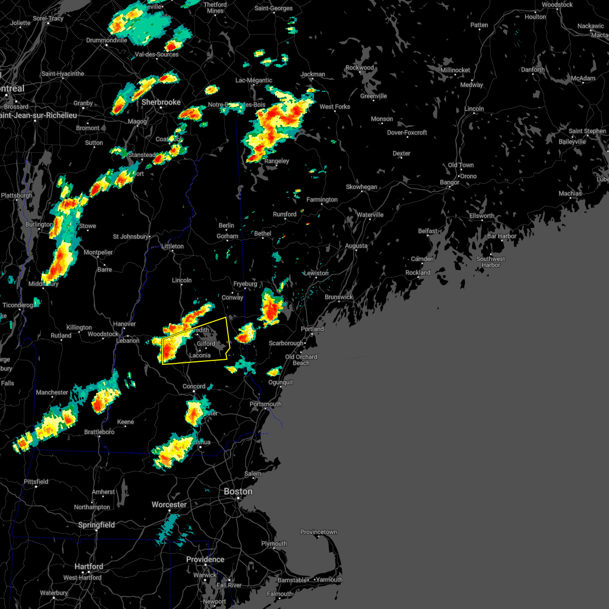 Interactive Hail Maps Hail Map for Meredith, NH