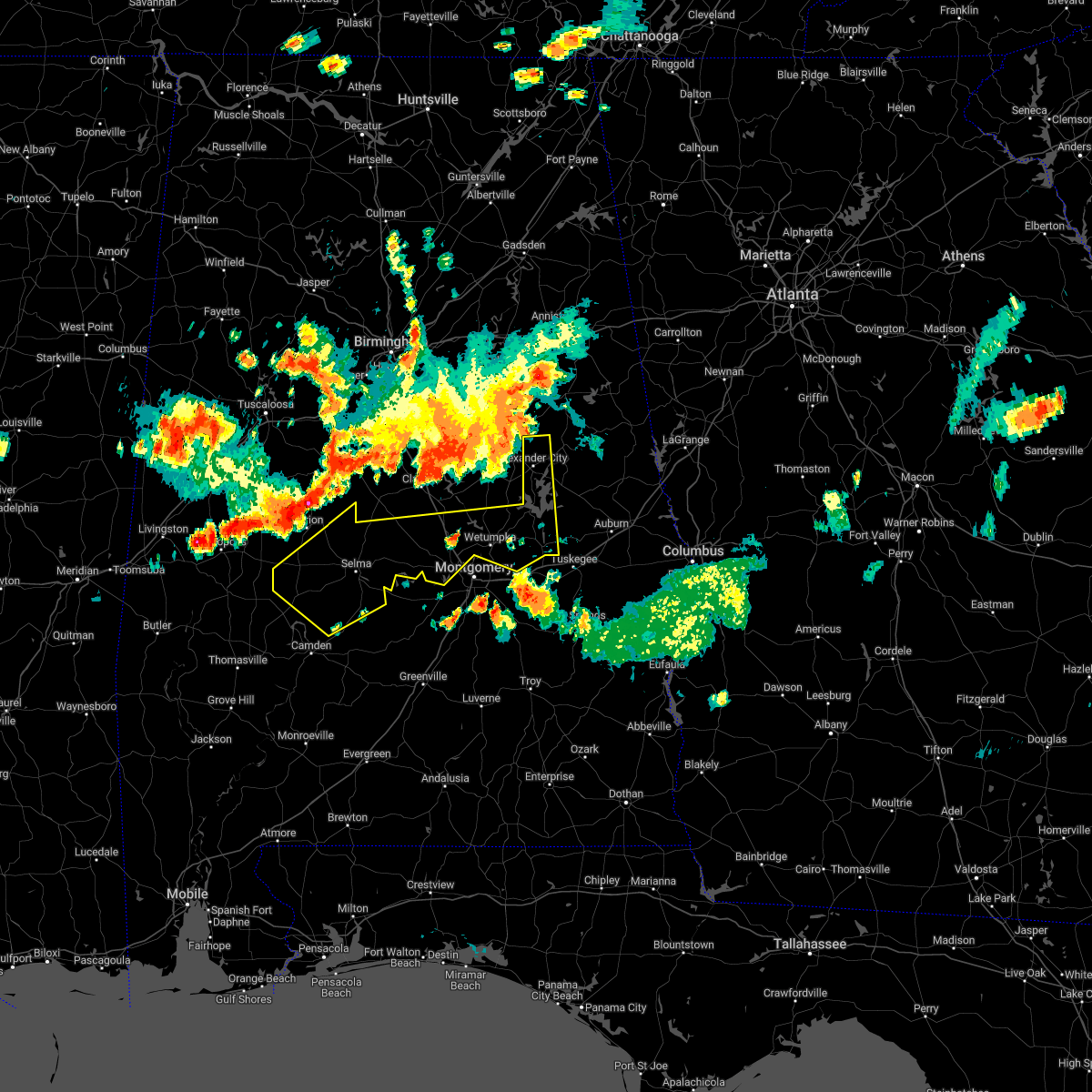 Interactive Hail Maps Hail Map for Prattville, AL