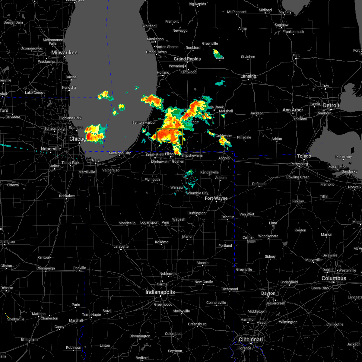Interactive Hail Maps Hail Map for Marcellus, MI