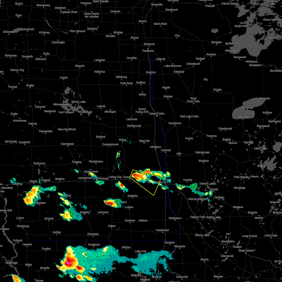 Interactive Hail Maps Hail Map for Mapleton, ND