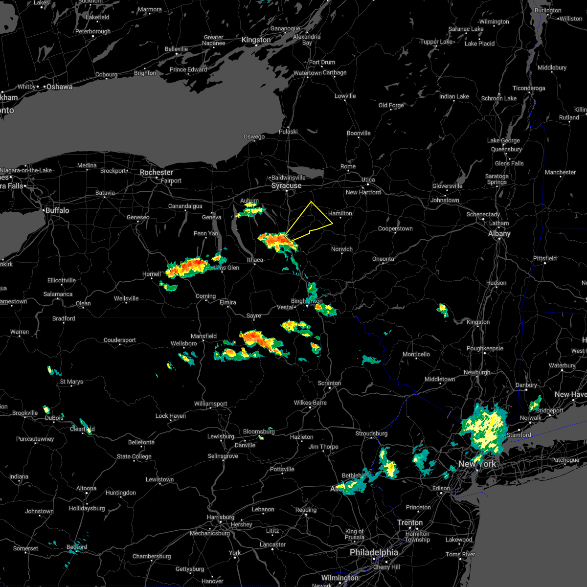 Interactive Hail Maps Hail Map for Fabius, NY