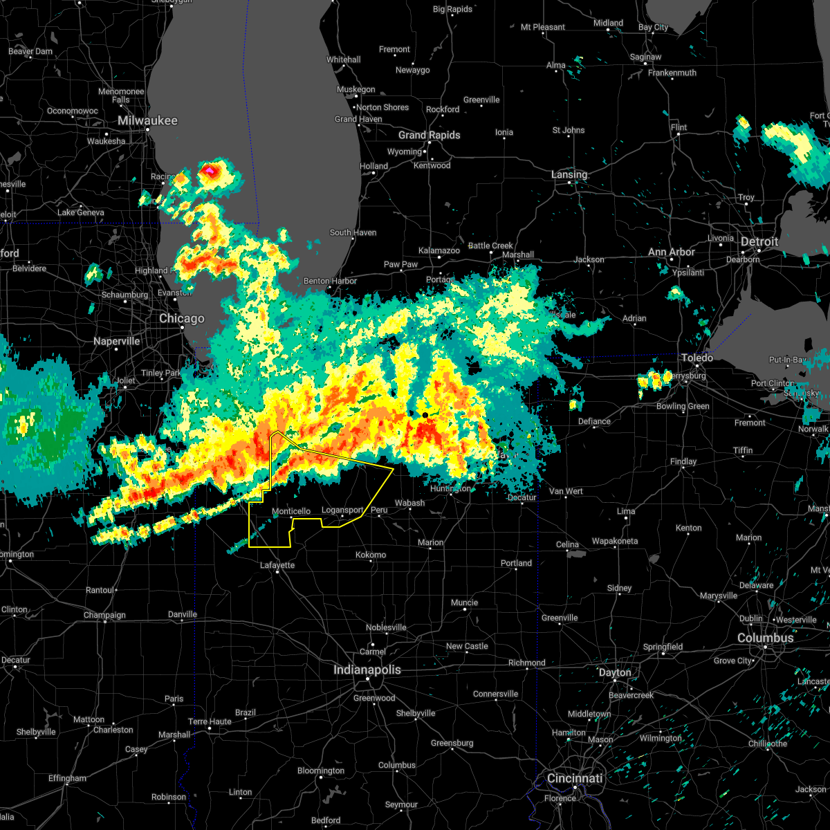 Interactive Hail Maps Hail Map for Fulton, IN
