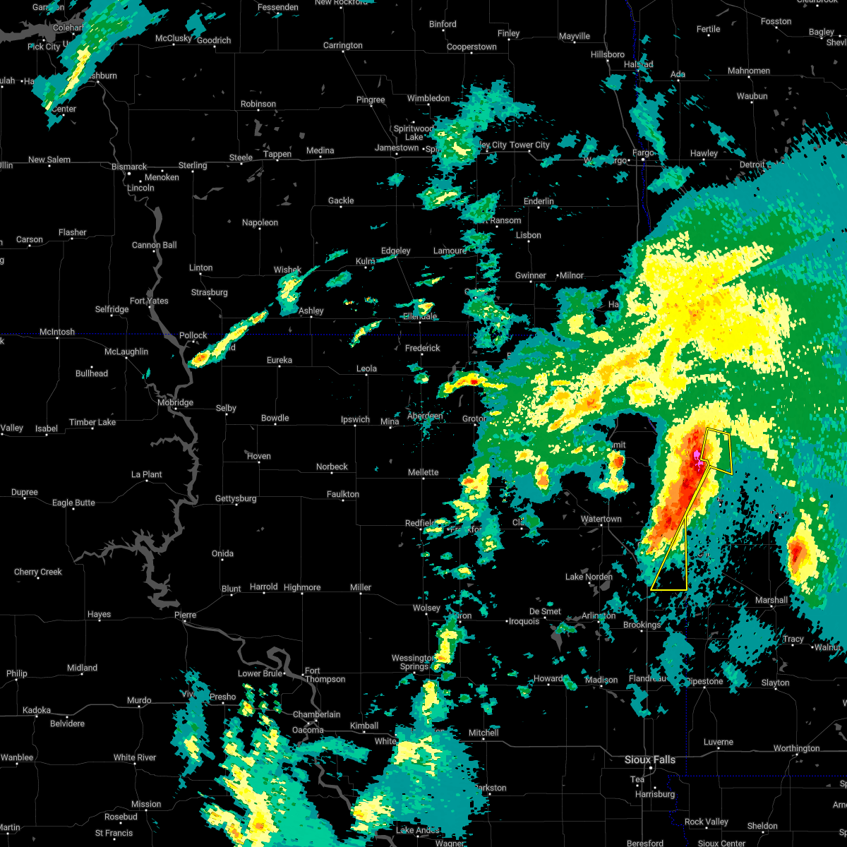 Interactive Hail Maps Hail Map for Odessa, MN