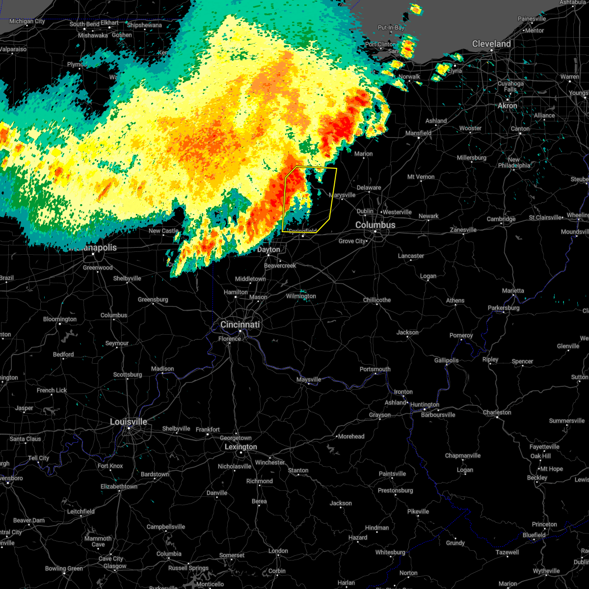 Interactive Hail Maps Hail Map for Lakeview, OH