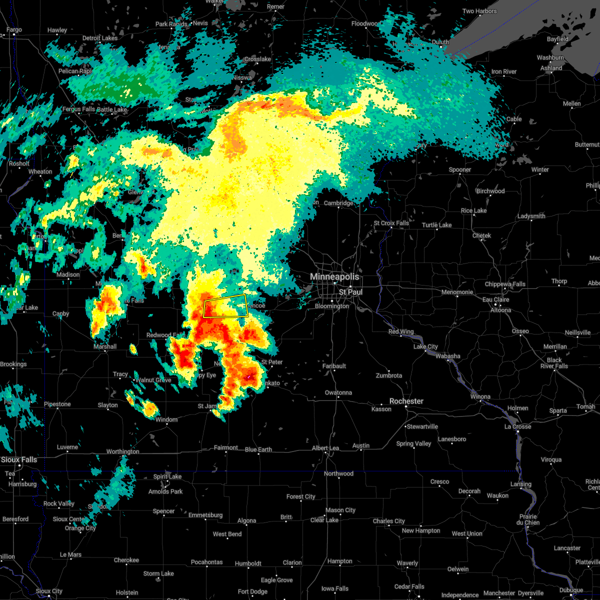 Interactive Hail Maps Hail Map for Hector, MN