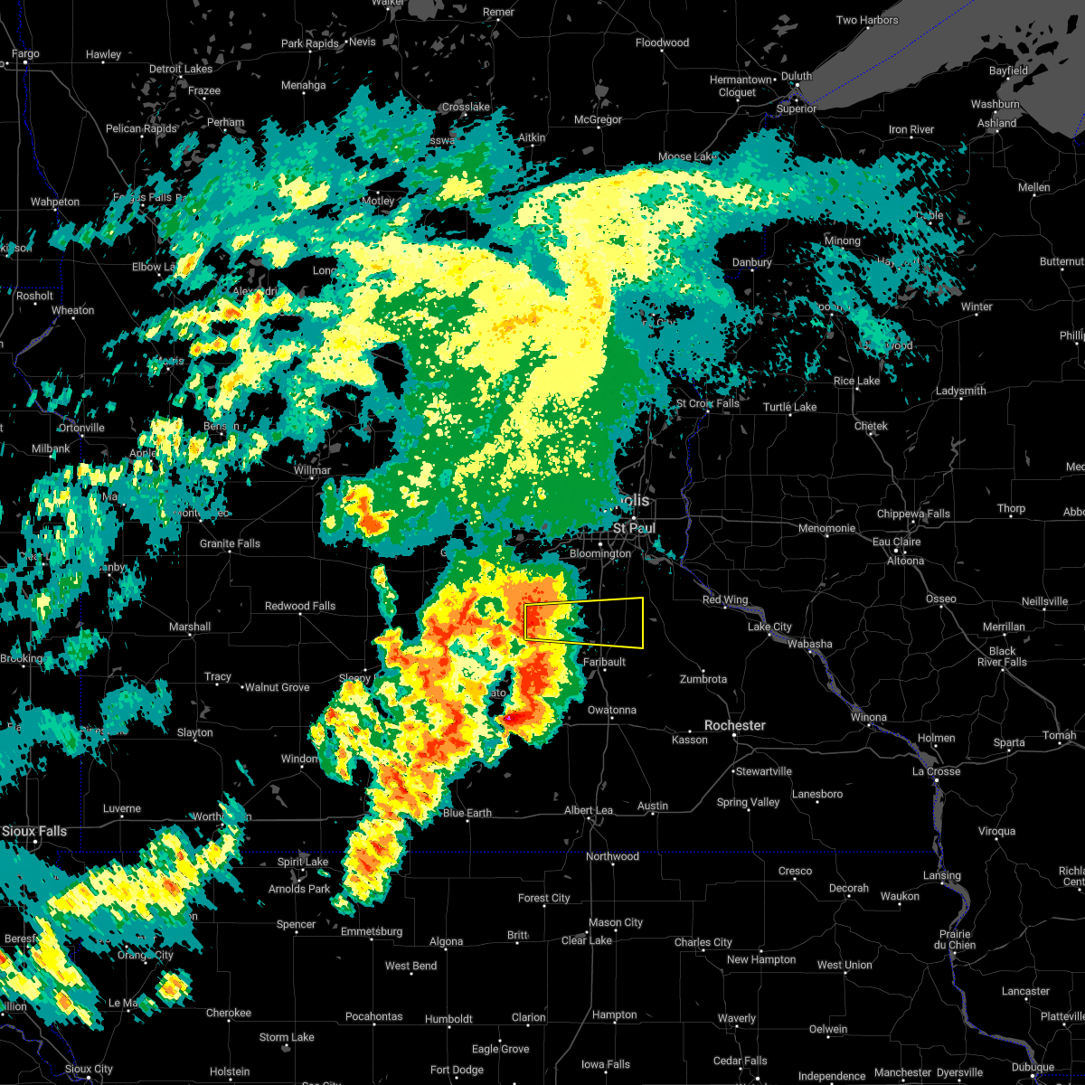 Interactive Hail Maps Hail Map for Lonsdale, MN
