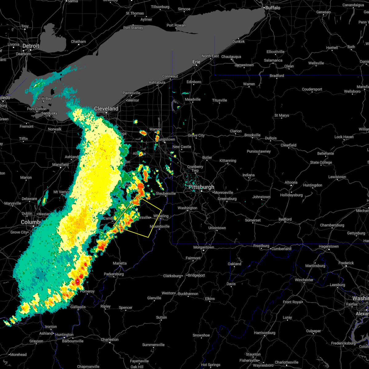 Interactive Hail Maps Hail Map for Barnesville, OH
