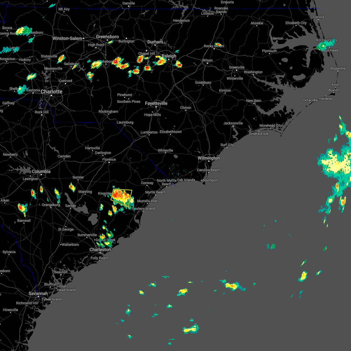 Interactive Hail Maps Hail Map for Hemingway, SC