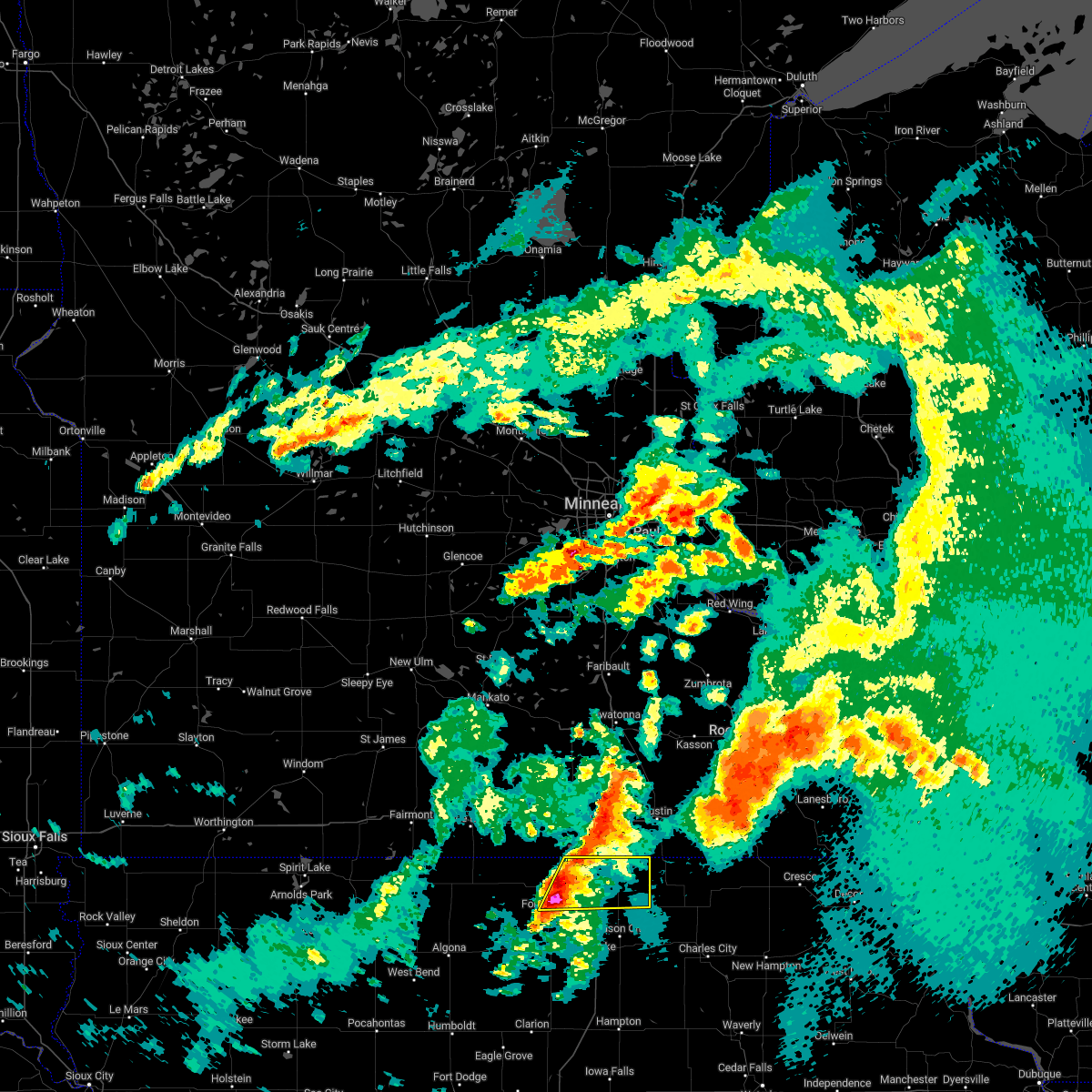 Interactive Hail Maps Hail Map for Northwood, IA