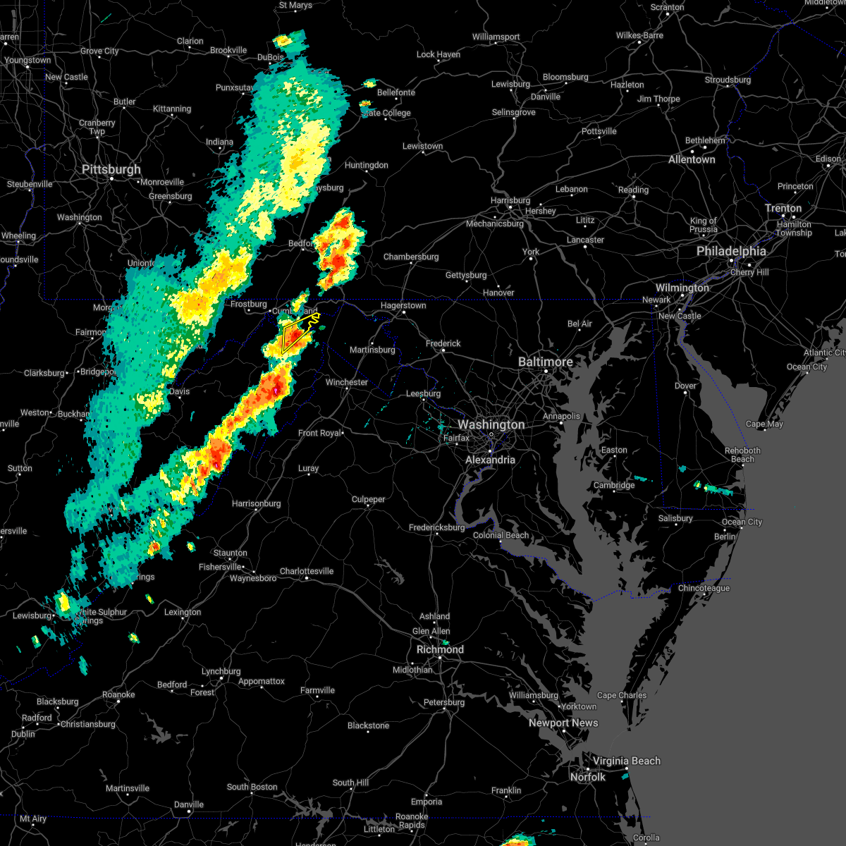 Interactive Hail Maps Hail Map for Little Orleans, MD