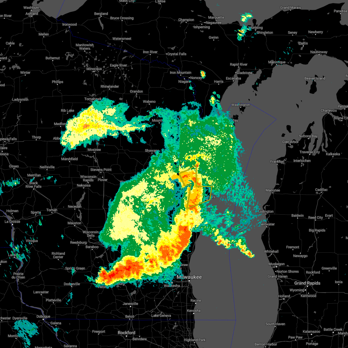 Interactive Hail Maps Hail Map for De Pere, WI