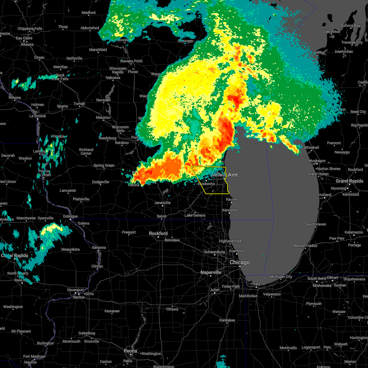 Interactive Hail Maps Hail Map for Waukesha, WI