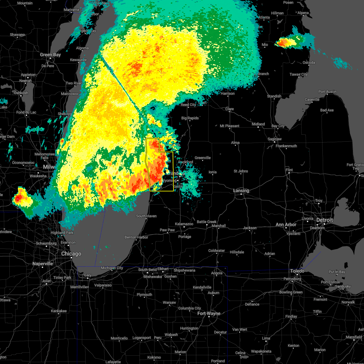 Interactive Hail Maps Hail Map for Muskegon, MI