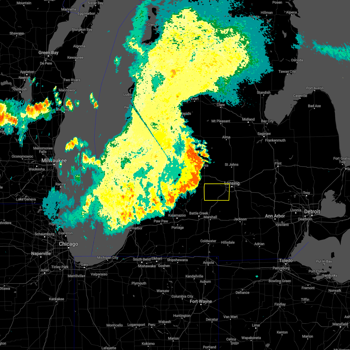 Interactive Hail Maps Hail Map for Sunfield, MI
