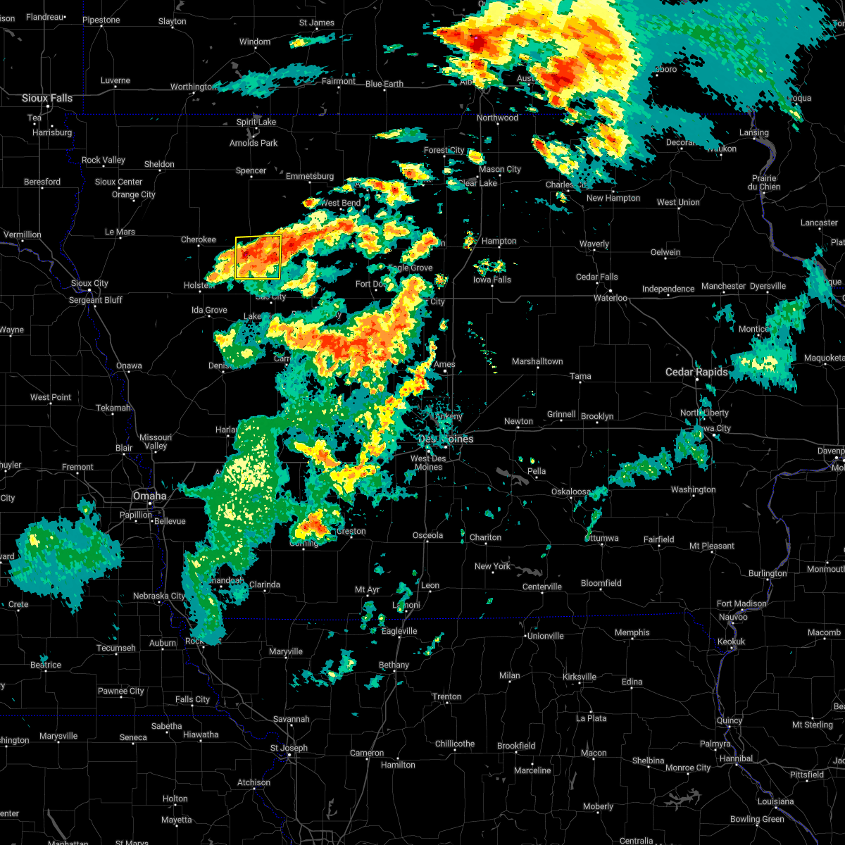 Interactive Hail Maps Hail Map for Newell, IA