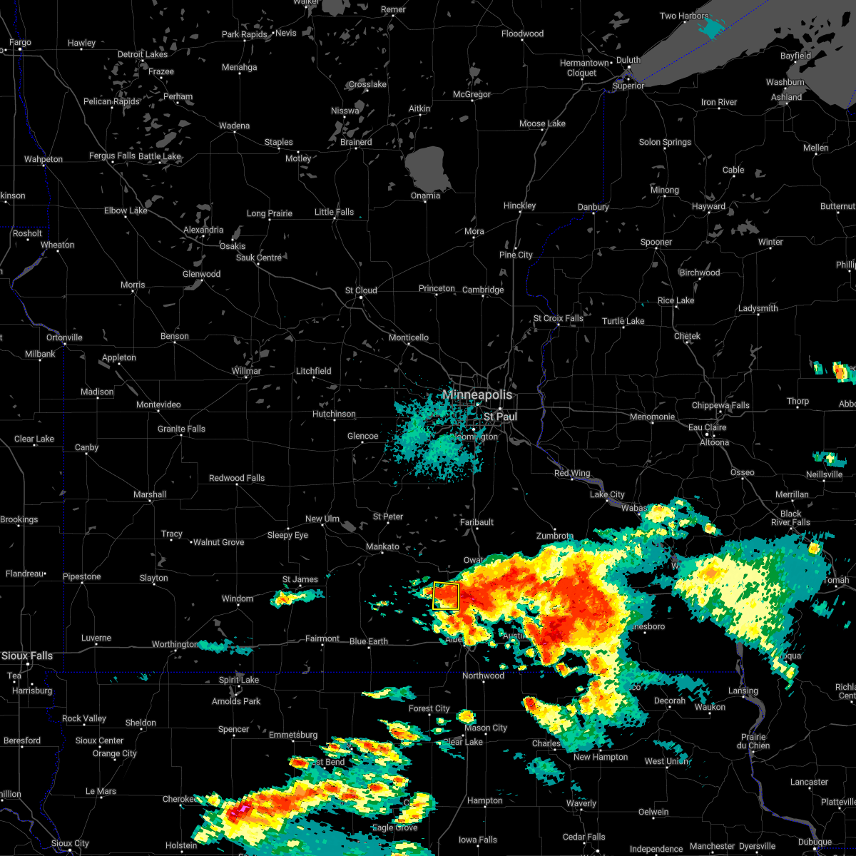 Interactive Hail Maps Hail Map for New Richland, MN