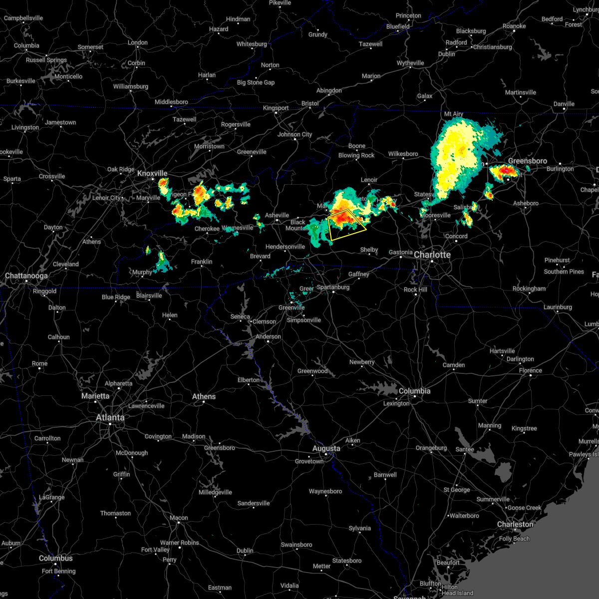 Interactive Hail Maps Hail Map for Casar, NC