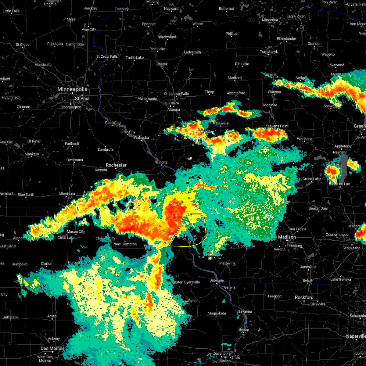 Interactive Hail Maps Hail Map for Luana, IA