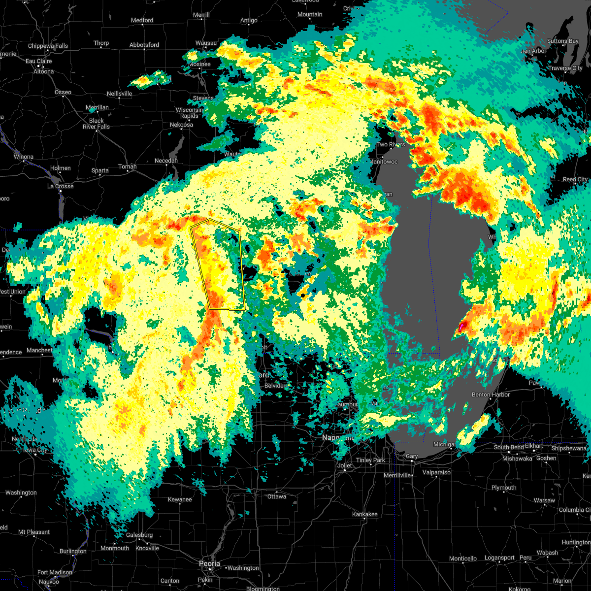 Interactive Hail Maps Hail Map for Sun Prairie, WI