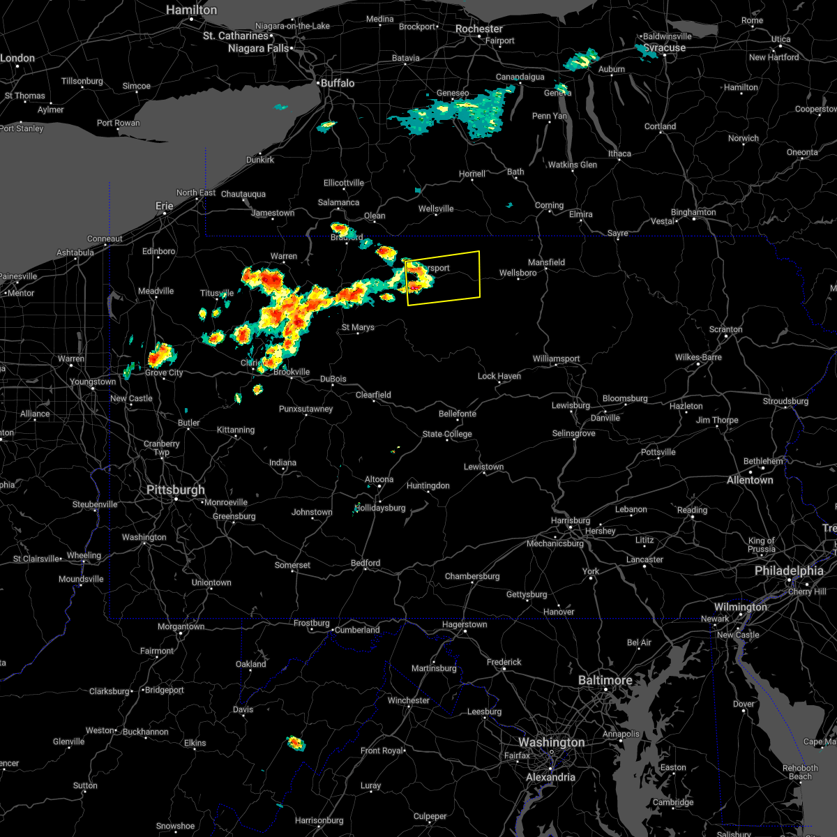 Interactive Hail Maps Hail Map for Galeton, PA