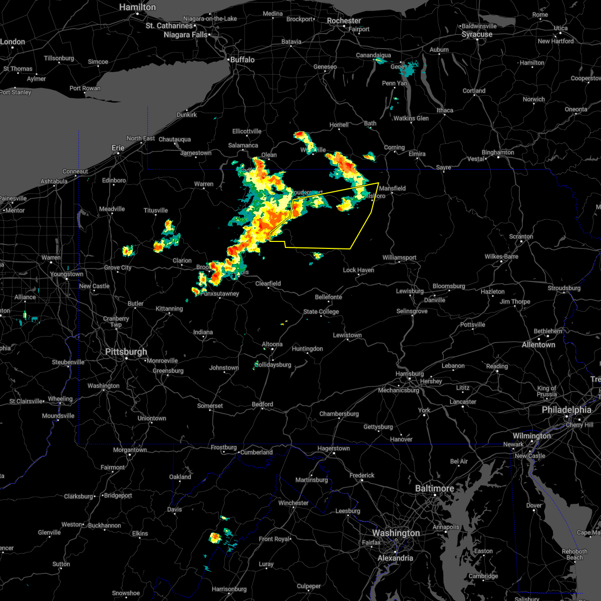 Interactive Hail Maps Hail Map for Emporium, PA