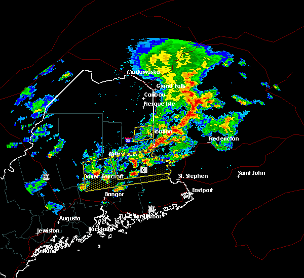 Interactive Hail Maps Hail Map for Howland, ME