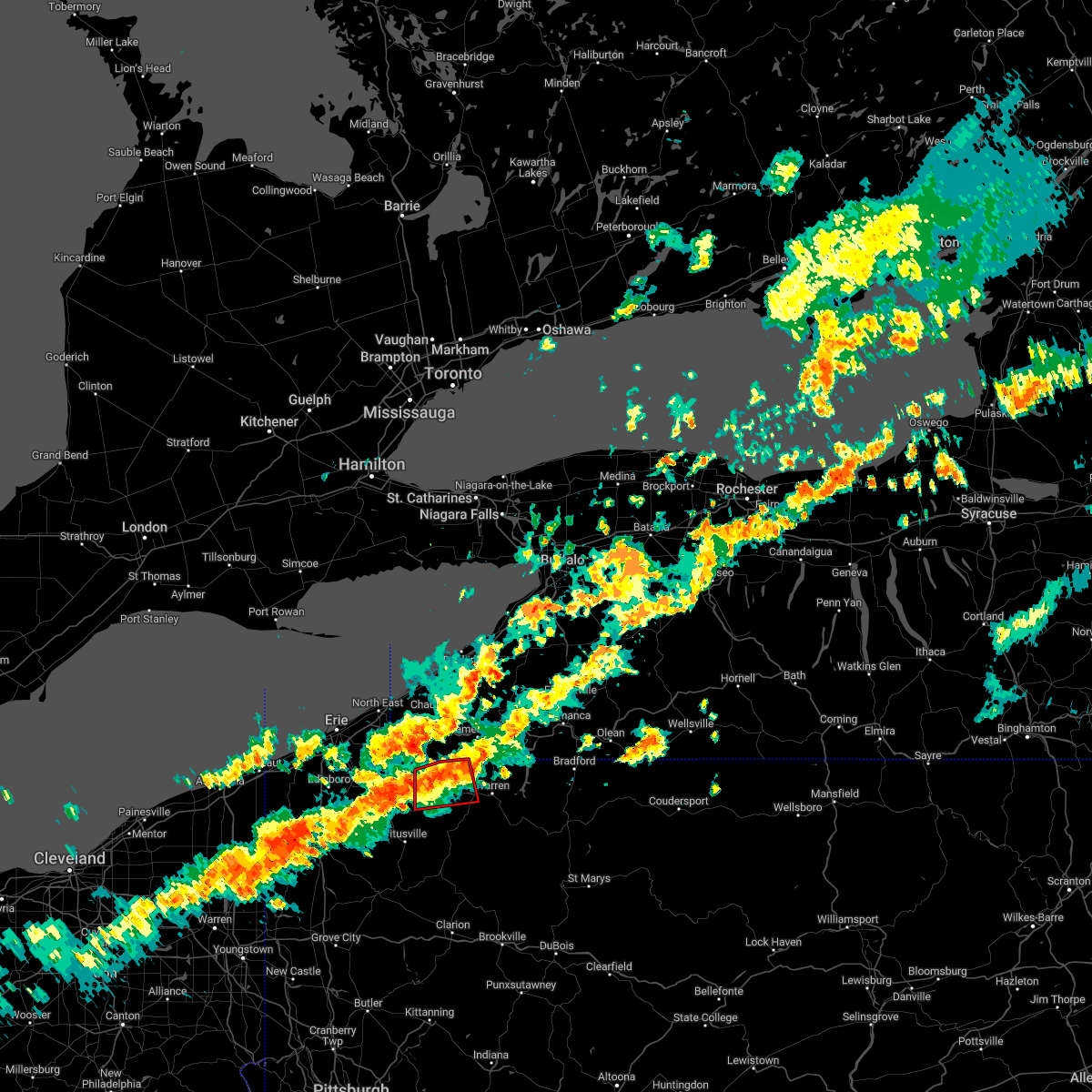 Interactive Hail Maps Hail Map for Youngsville, PA