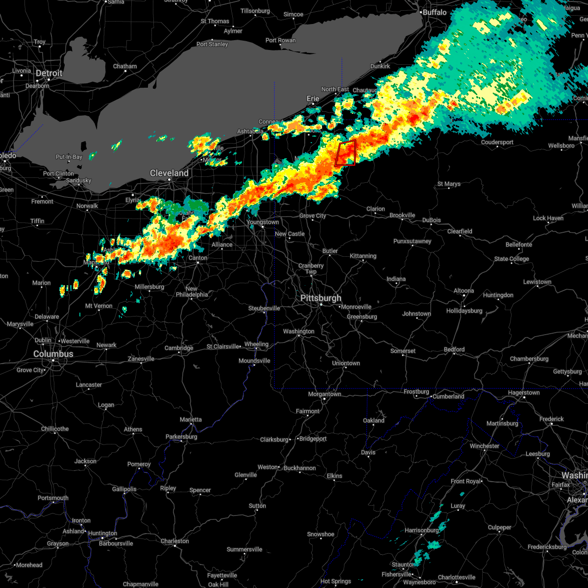Interactive Hail Maps Hail Map for Hydetown, PA