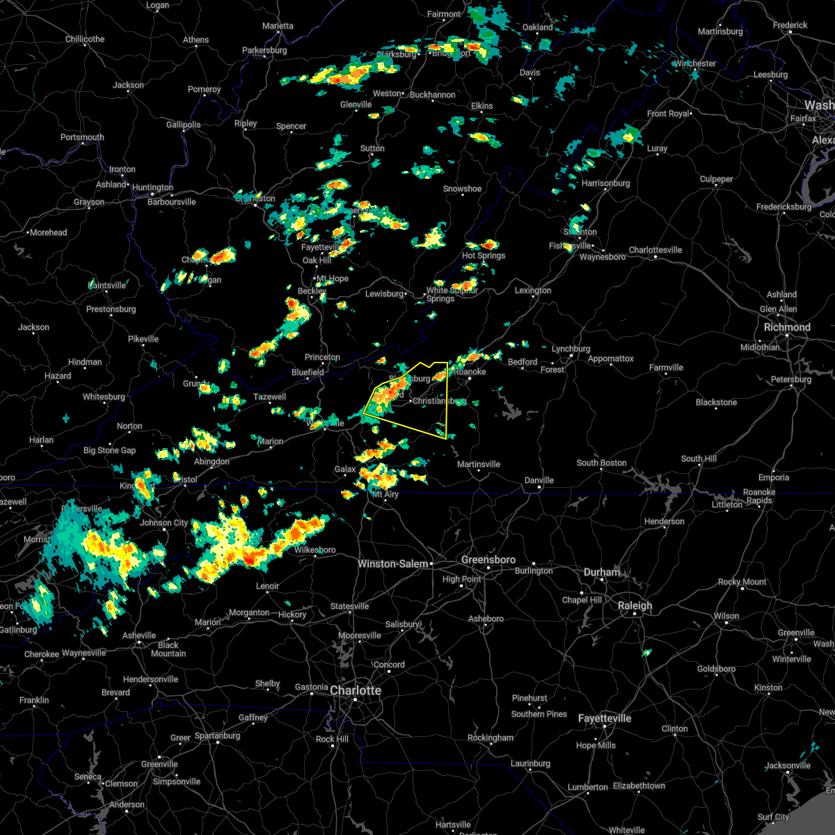 Interactive Hail Maps Hail Map for Pulaski, VA