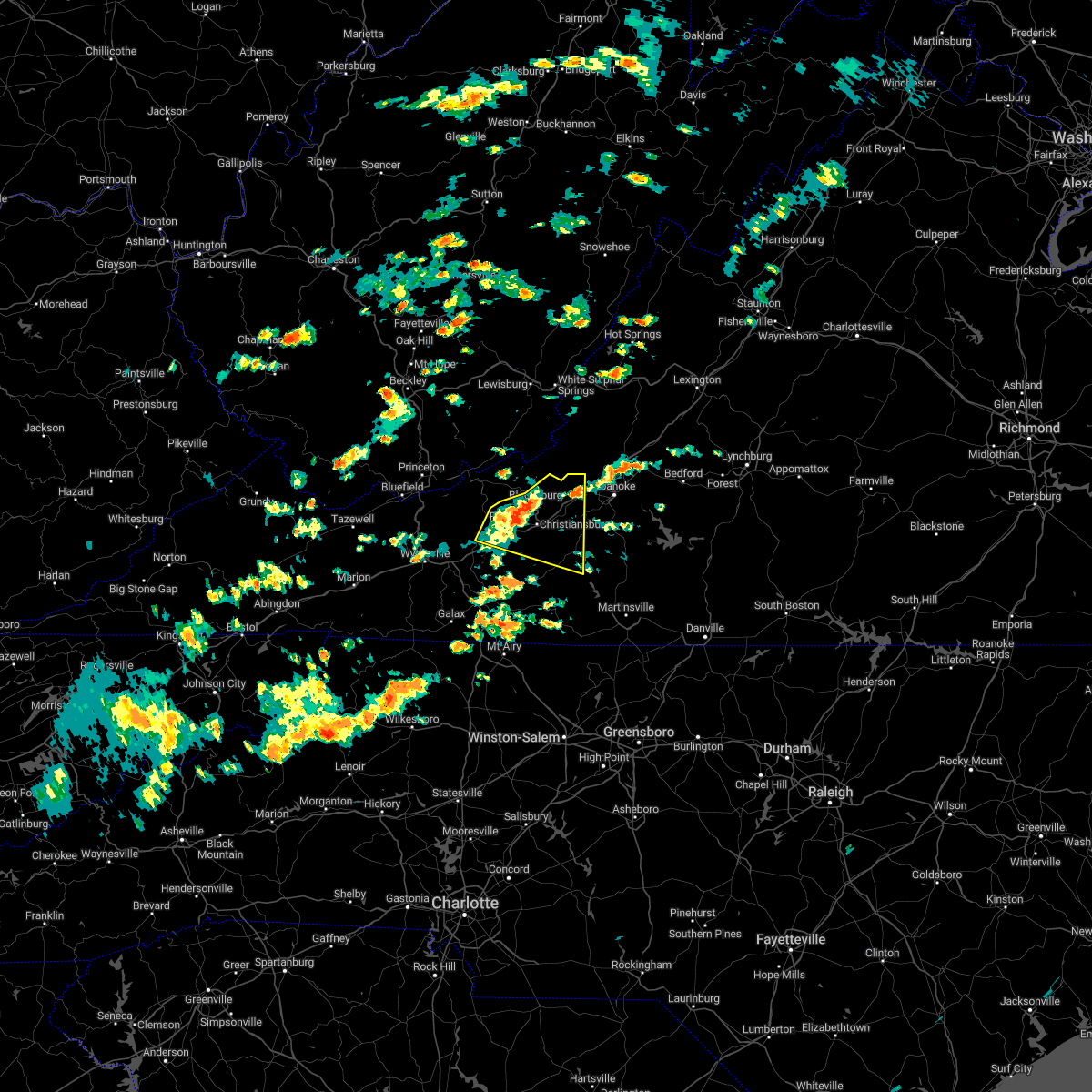 Interactive Hail Maps Hail Map for Pulaski, VA